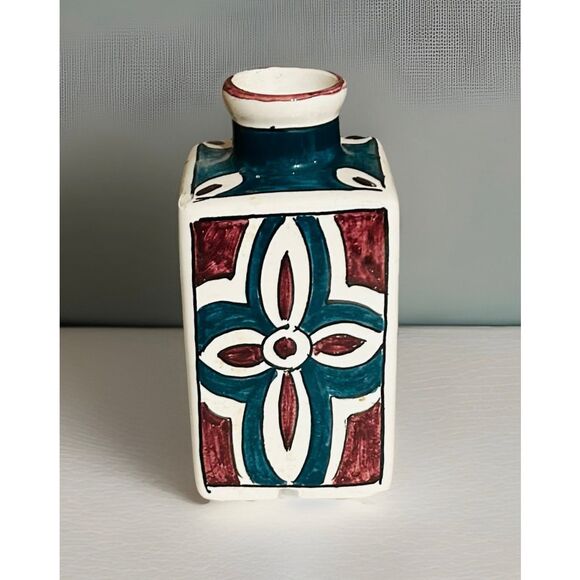 Handpainted Firenze (Florence) Ceramic Vase Italian Pottery - Picture 2 of 4